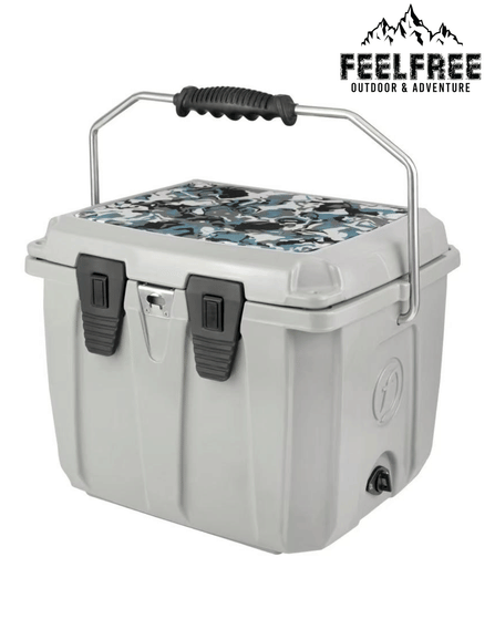 ถังน้ำแข็งเกรดพรีเมี่ยม FEELFREE ขนาด 25 ลิตร สี LIGHT GRAY CAMO_0